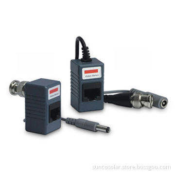 Video Baluns, Transmit Video, Power, Audio for Connected CCTV Cameras
